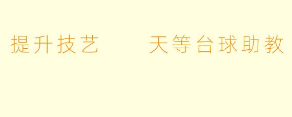 提升技艺  天等台球助教
