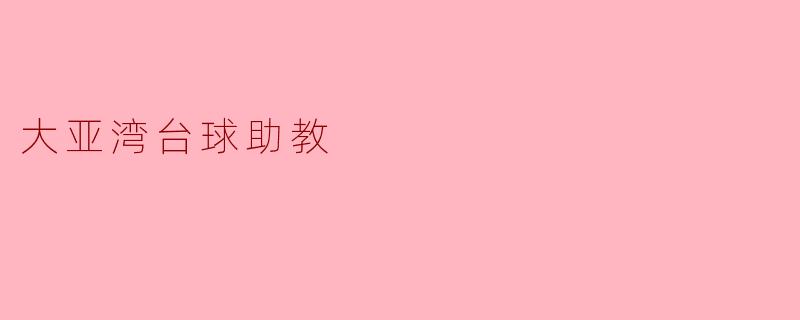 探访大亚湾台球助教团队