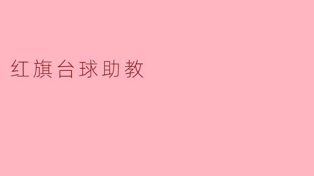红旗台球助教