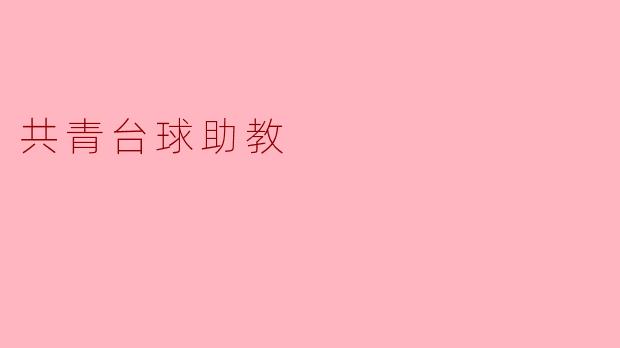 共青台球助教