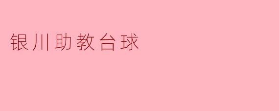 银川的助教台球馆有什么特色?****