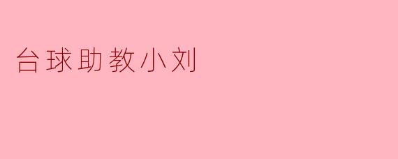 台球助教小刘