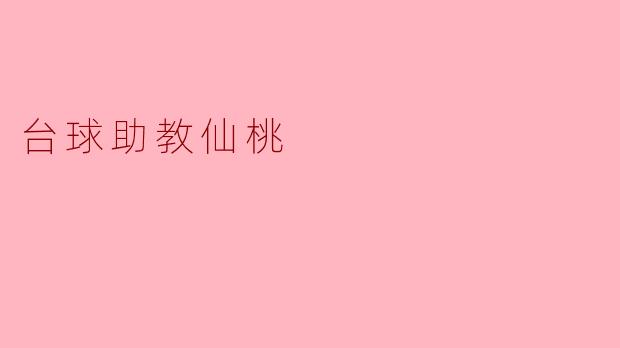 什么是“台球助教仙桃”,它能为台球爱好者提供哪些帮助?
