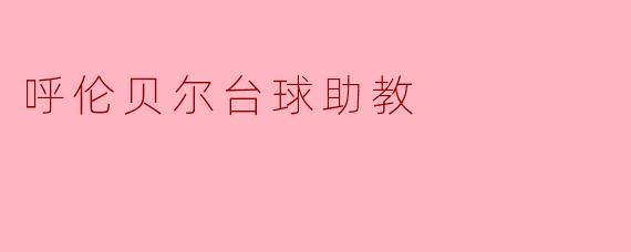 呼伦贝尔台球助教——推动车桌运动的发展