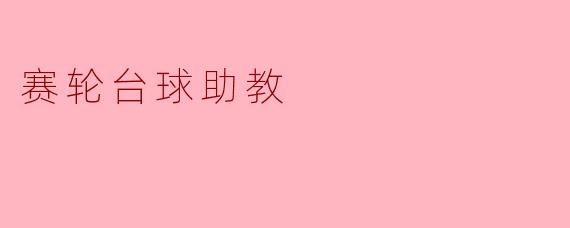 赛轮台球助教