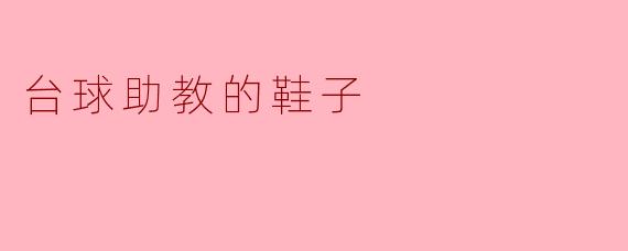 台球助教的鞋子