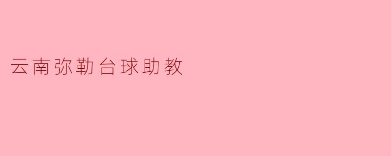 云南弥勒的台球助教主要提供哪些服务？****